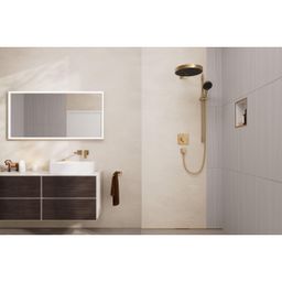 Hansgrohe Rainfinity 3jet EcoSmart sprchový set s tyčou 90 cm, brúsený bronz 28744140 - galéria #1