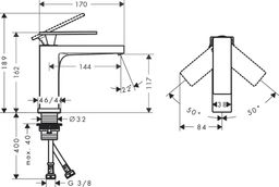 Hansgrohe Tecturis E Umývadlová batéria, chróm 73011000 - galéria #1