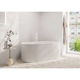 Hansgrohe Voľne stojaca vaňová batéria Tecturis, matná biela 73445700 - galéria #1