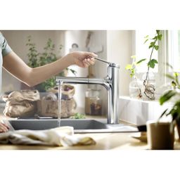 Hansgrohe Zesis M33 Umývadlová batéria s vyťahovacou sprchou, 2jet, chróm 74822000 - galéria #1