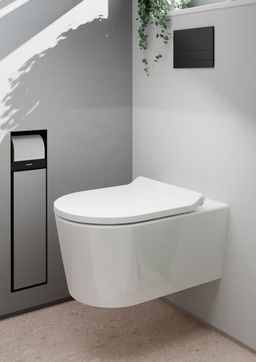 Hansgrohe WC sedadlo EluPura S Slim, odnímateľné SoftClose, biele 60200450 - galéria #6