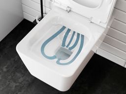 Hansgrohe Závesný klozet EluPura Q AquaFall so sedadlom SoftClose, biely SmartClean 61117450 - galéria #3
