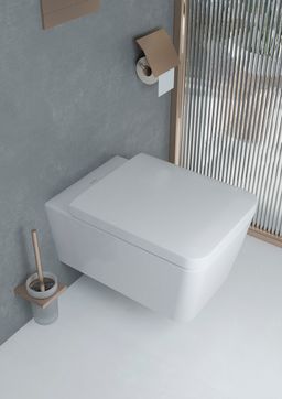 Hansgrohe Závesný klozet EluPura Q AquaFall so sedadlom SoftClose, biely SmartClean 61117450 - galéria #8