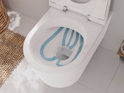 Hansgrohe EluPura S Závesné WC 54 cm Rimless AquaFall, biele SmartClean 61118450 - galéria #6
