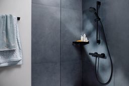 Hansgrohe Pulsify Select S Sprchový set s termostatickou baterii Eco a tyčí 65 cm, matná černá 24262670 - galéria #1
