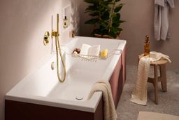 Hansgrohe Pulsify S Tyčová ručná sprcha 10 cm 1jet EcoSmart, vzhľad lešteného zlata 24125990 - galéria #1