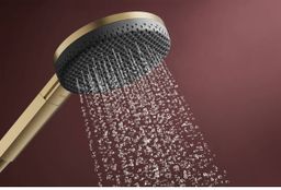 Hansgrohe Raindance Alive Select S EcoSmart, Ručná sprcha 12,5 cm, 3jet, kartáčovaný bronz 24511140 - galéria #3