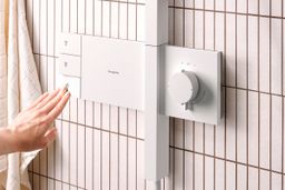 Hansgrohe Raindance Alive Q Sprchový systém s termostatickou batériou, matná biela 24590700 - galéria #1