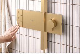 Hansgrohe Raindance Alive S Showerpipe Sprchová súprava s termostatom, 2 jet, kartáčovaný bronz 24595140 - galéria #1