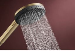 Hansgrohe Raindance Alive Select S, EcoSmart, Sprchová sada so sprchovou tyčou, 65 cm, 3jet, kartáčovaný bronz 24600140 - galéria #1