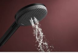 Hansgrohe Raindance Alive Select S, EcoSmart, Sprchová sada so sprchovou tyčou, 65 cm, 3jet, čierna matná 24602670 - galéria #3