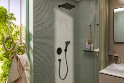Hansgrohe Activera Select S Vaňový set, EcoSmart, 2 jet, s hadicou 160 cm, čierna matná 28054670 - galéria #1