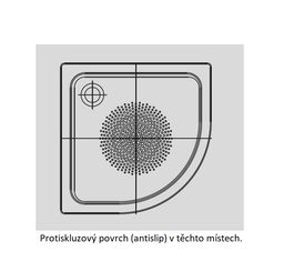 Kaldewei Arrondo Sprchová vanička 90x90 cm, protišmyková, biela, Perl-effekt 460430003001 - galéria #2