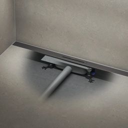Kaldewei Flowline Zero Sprchový žlab 150 cm, kartáčovaná grafit 940200010932 - galéria #5