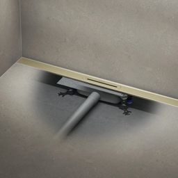 Kaldewei Flowline Zero Sprchový žlab 150 cm, kartáčovaná šampaňská 940200010931 - galéria #4