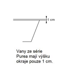 EBS Purea Slim Vaňa 180x80 cm, bez nožičiek - galéria #2