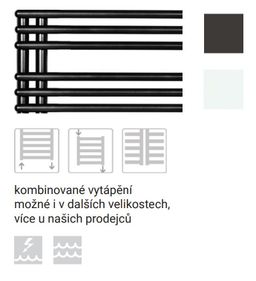 EBS Tomy Radiátor kombinovaný, 49,6 x 112,6 cm, biely - galéria #3