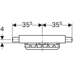 Geberit Kombifix Modul pro sprchu H34, d50 457.536.00.1 - galéria #1