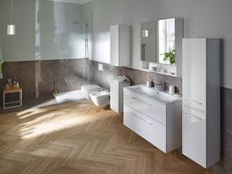 Geberit Selnova Square Bočná skrinka na umývadlo, biela 501.272.00.1 - galéria #3