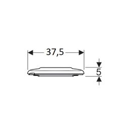 Geberit Selnova Comfort Bezbariérové Záchodová doska 500.133.00.1 - galéria #2