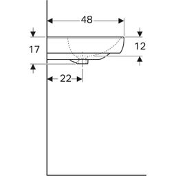 Geberit Smyle Umývadlo 65 cm, biele 500.230.01.1 - galéria #3