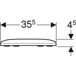 Geberit Záchodová doska Smyle, biele 500.235.01.1 - galéria #1