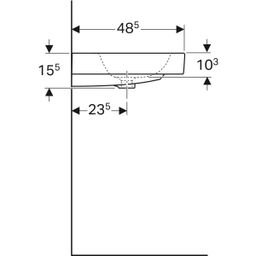 Geberit iCon Umyvadlo, 75cm, 124078000 - galéria #2