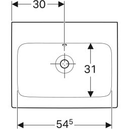 Geberit iCon Umyvadlo  60 cm, KeraTect, 124063600 - galéria #2