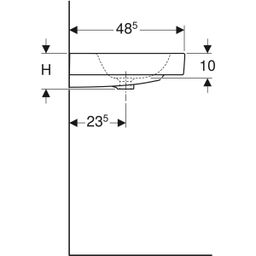 Geberit iCon Umyvadlo 90 cm, KeraTect, 124090600 - galéria #3