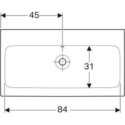 Geberit iCon Umyvadlo 90 cm, KeraTect, 124093600 - galéria #3