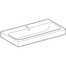 Geberit iCon Umyvadlo na desku 90 cm, 124590000 - galéria #4