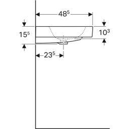 Geberit iCon Umyvadlo, 60 cm, 124061000 - galéria #1