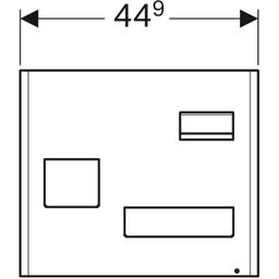 Geberit Magnetická tabule s úložnými přihrádkami, láva matná 500.649.JK.2 - galéria #1