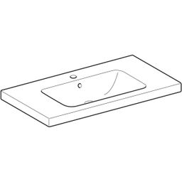 Geberit iCon Light Umyvadlo s odkládací plochou, 90 cm, 501.840.00.1 - galéria #4