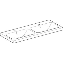 Geberit iCon Light Dvojité umyvadlo 120 cm, 501.838.00.1 - galéria #4