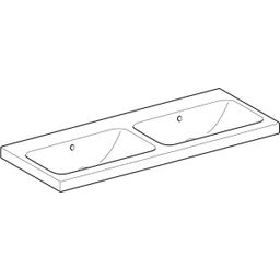 Geberit iCon Light Dvojité umyvadlo 120 cm, 501.838.00.3 - galéria #4