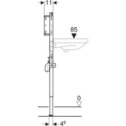 Geberit Duofix Modul pre umývadlo s podomietkovou batériou, 112-130 cm 111.493.00.2 - galéria #2