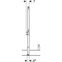 Geberit Duofix Modul pre vaňu alebo sprchu s nástennou batériou, 98-112 cm 111.740.00.2 - galéria #2