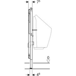 Geberit Duofix Modul pre pisoár 112-130 cm, univerzálny, do sadrokartónu 111.686.00.2 - galéria #2