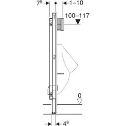 Geberit Duofix Urinal Module, univerzálny, pre ovládanie splachovania pisoára Basic 458.603.00.6 - galéria #2
