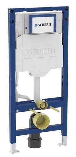 Geberit Set modulu do sadrokartónu,  WC Diana New a tlačidlá, čierna matná/čierna lesklá KBE016 - galéria #1