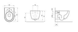 Geberit Set modulu do sadrokartónu, WC Urban City a tlačidlá, čierna matná/čierna lesklá KBE025 - galéria #10