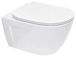 Geberit Set modulu na zamurovanie, tlačidlá a závesne WC Diana New s WC doskou, biela KBE055 - galéria #3