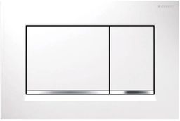 Geberit Set modulu na zamurovanie, tlačidlá a závesne WC Urban City s WC doskou, biela/chróm KBE078 - galéria #5