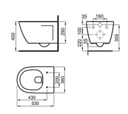Geberit Set modulu do sádrokartonu, WC Diana New a tlačítka, chrom mat KBE139 - galéria #4