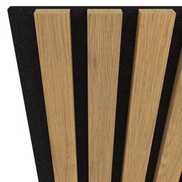 EBS Akustický panel Oak natural 60,4x275 cm lamely na plsti - galéria #1