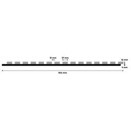 EBS Akustický panel Oak winter 60,4x275 cm lamely na plsti - galéria #5
