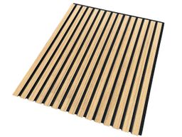 EBS Akustický panel Čerešňová dyha 60x60 cm lamely na filcu - galéria #2