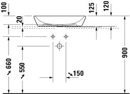 Duravit D-Neo Umývadlo 40x60 cm, biele 2372600070 - galéria #4