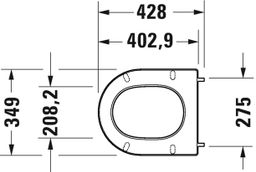 Duravit D-Neo WC Rimless so sedadlom SoftClose, biele 45770900A1 - galéria #4